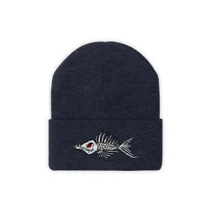 Fish Bone Knit Beanie - Printify
