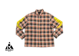 Flannel Jacket "Orange/Grey"