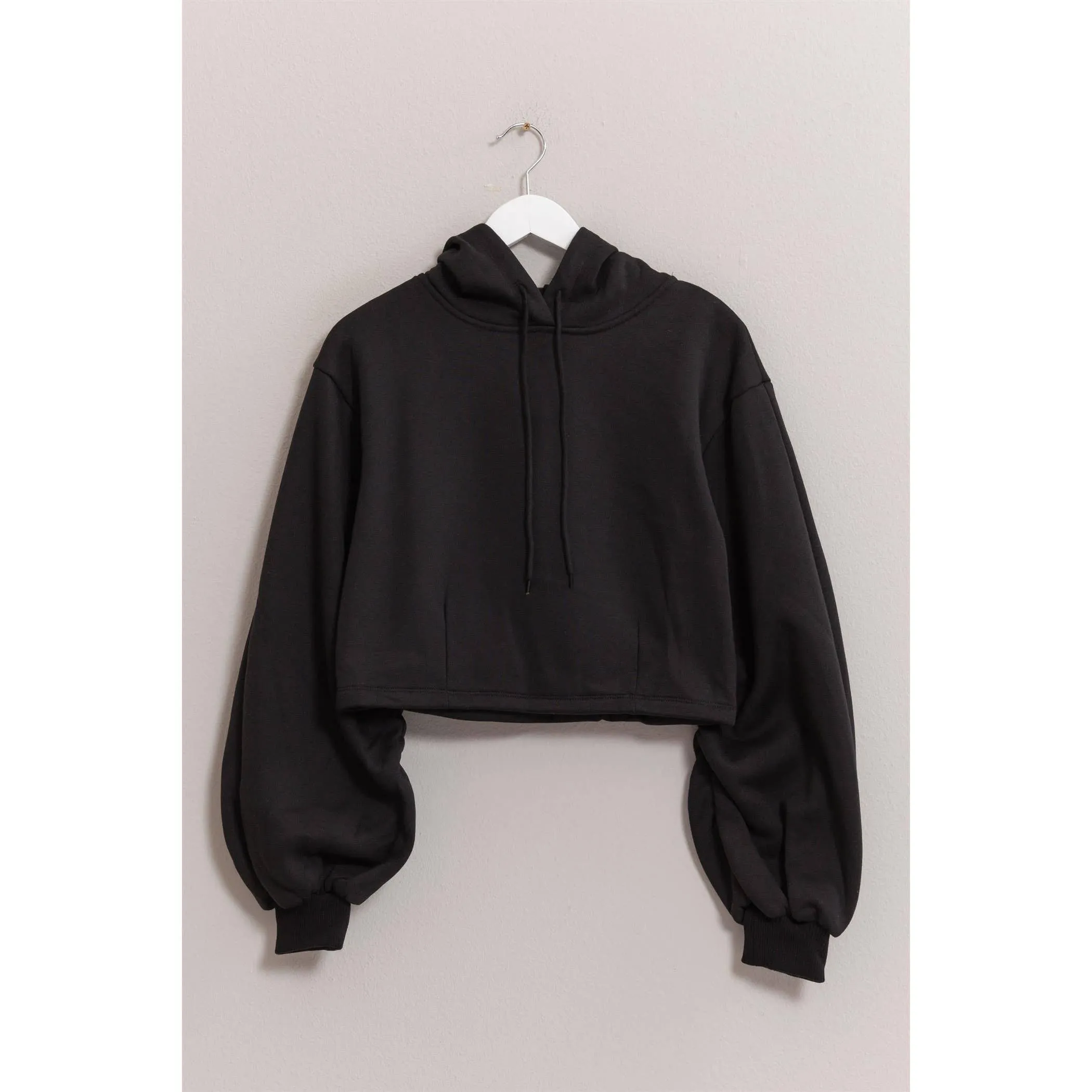 Fleece French Terry Hood HYFVE Pullover: Cream