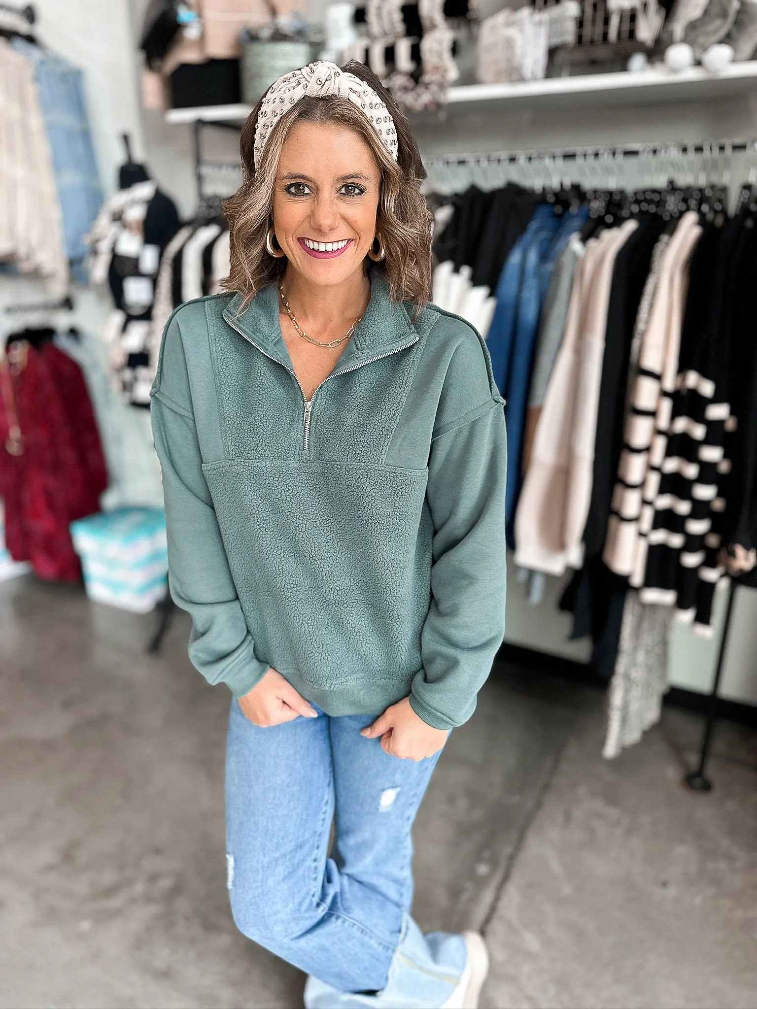 Fleece Fusion Zip Pullover