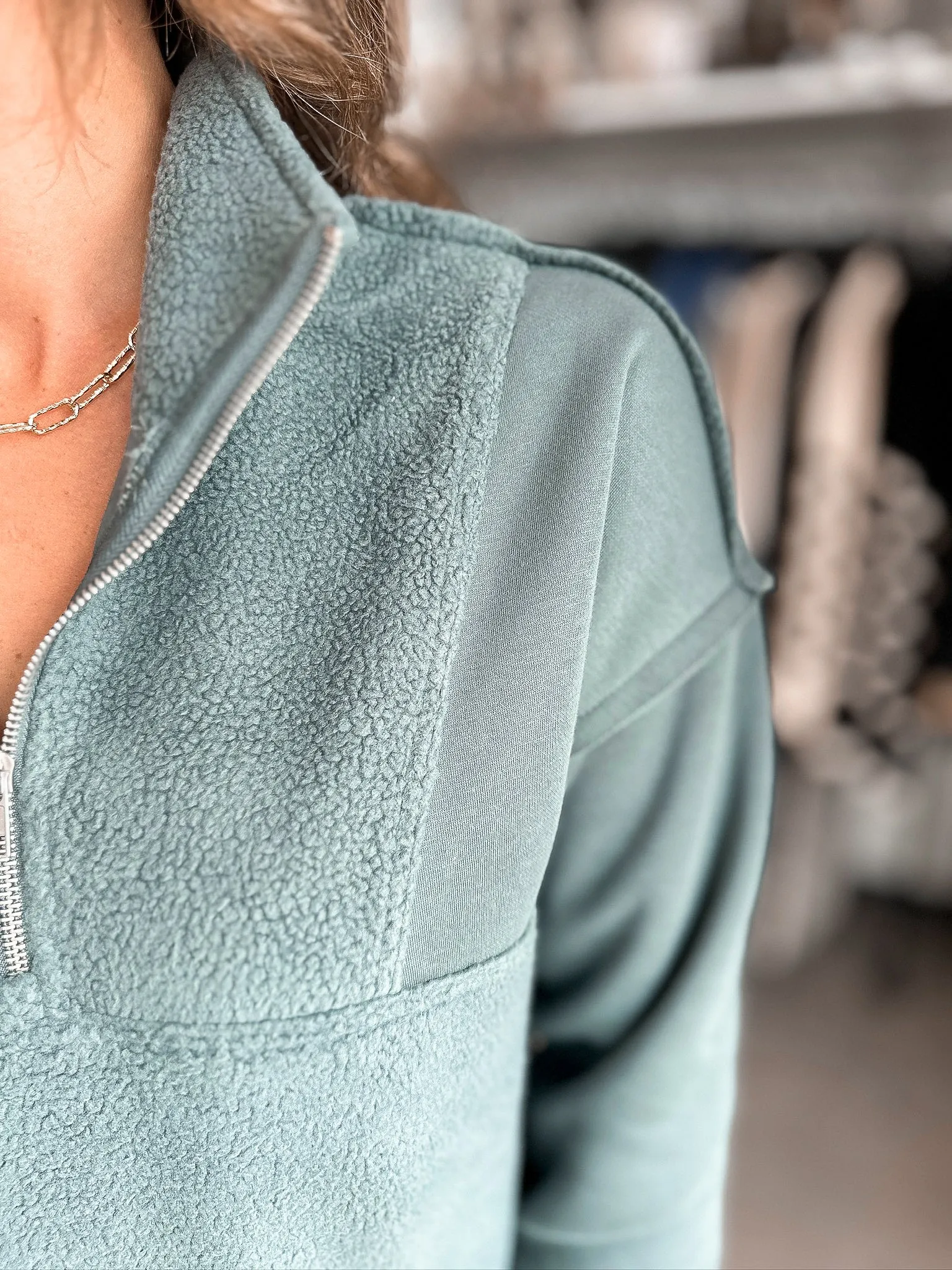Fleece Fusion Zip Pullover