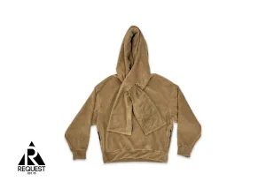 Fleece Kesa Hooded Sweatshirt "Brown"