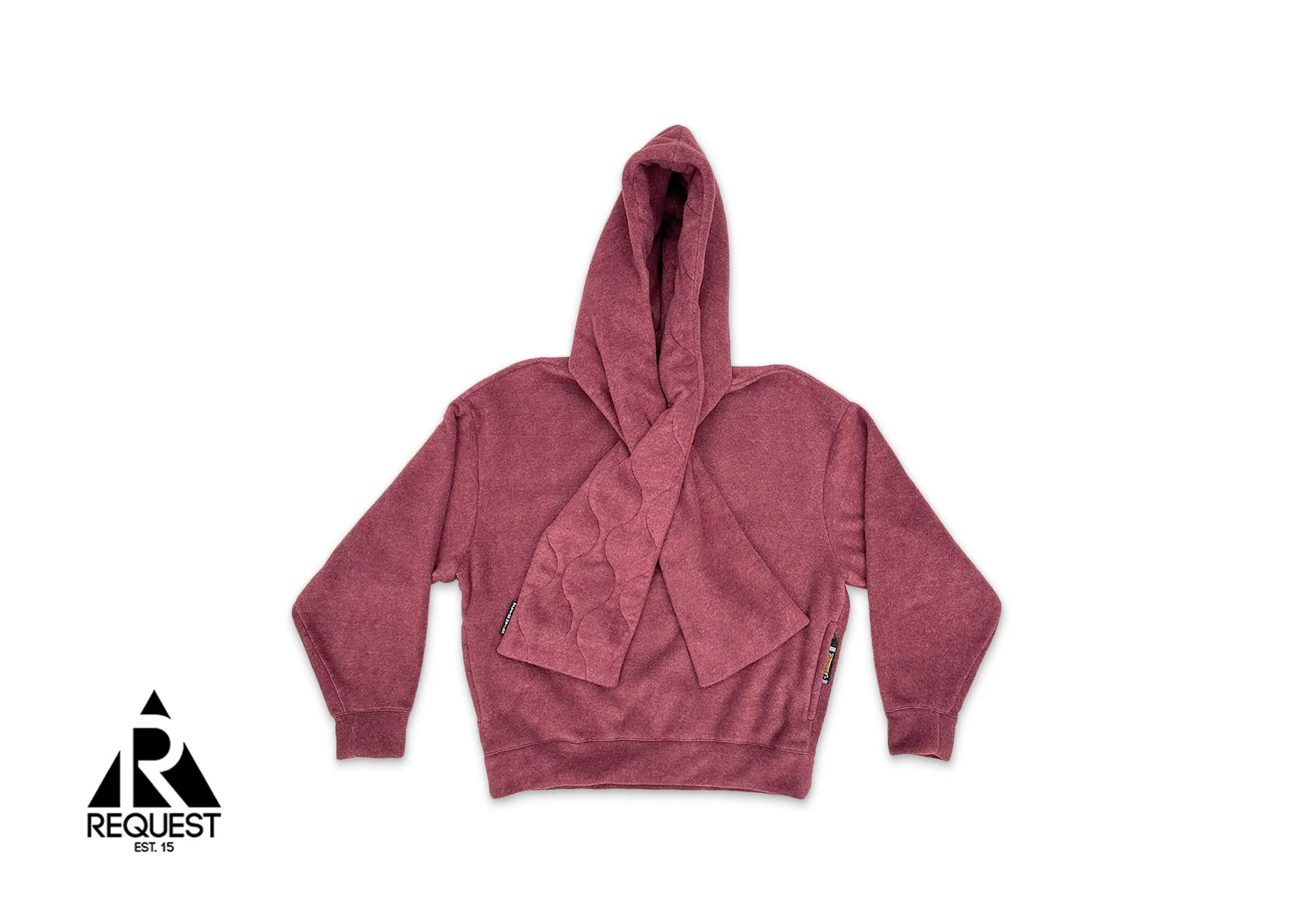 Fleece Kesa Hooded Sweatshirt "Maroon"