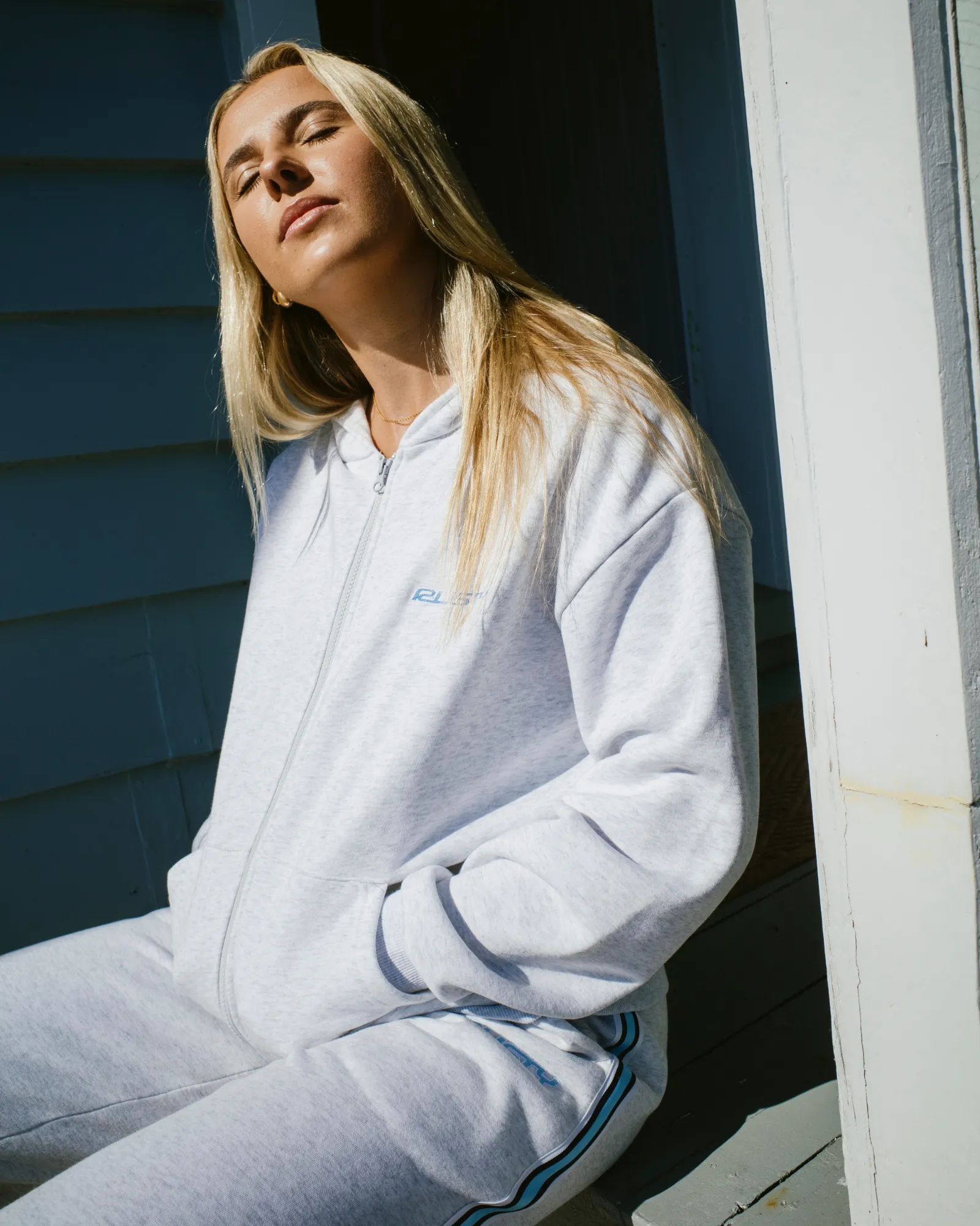 Flip Mommy Zip Through Fleece Hoodie