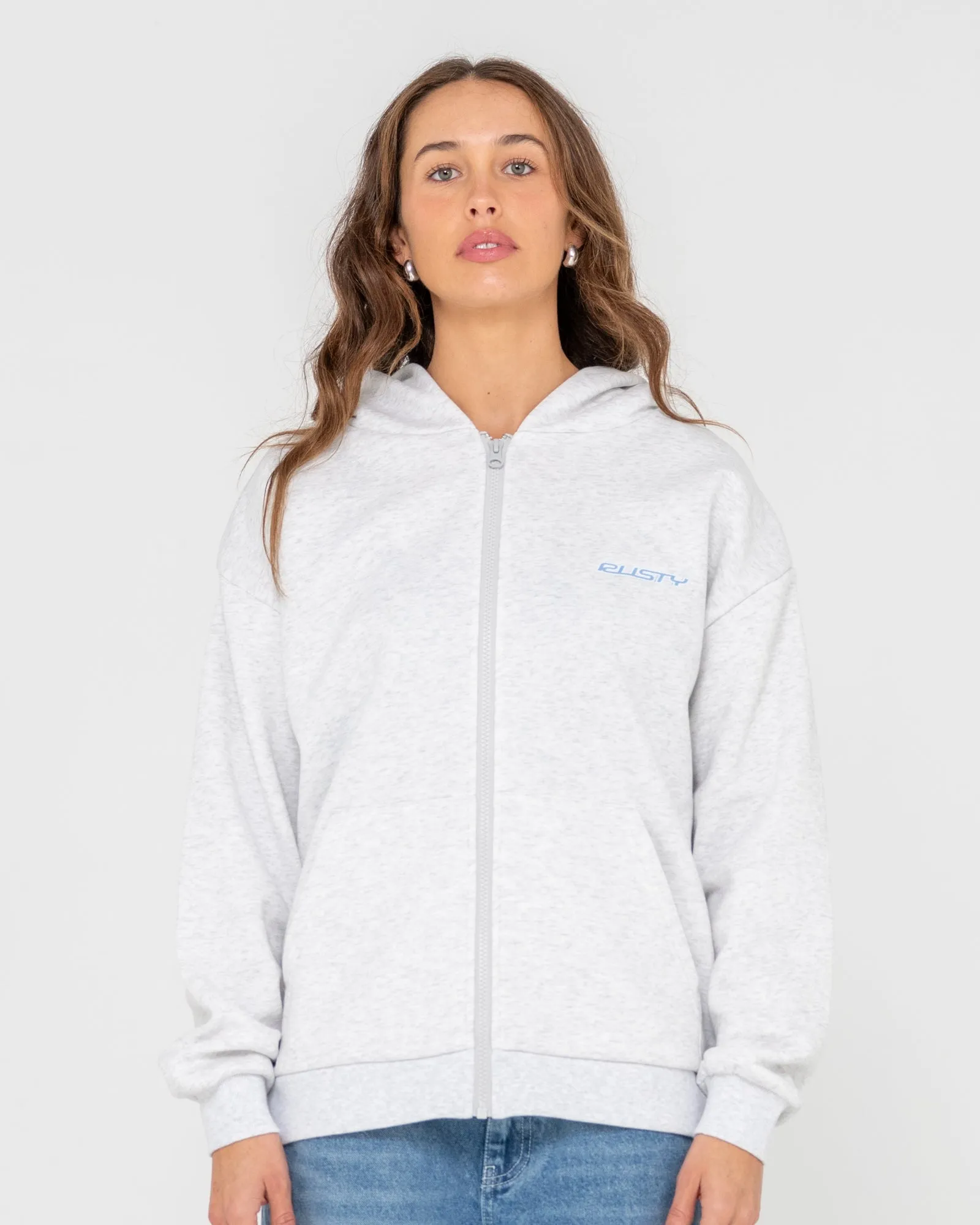 Flip Mommy Zip Through Fleece Hoodie