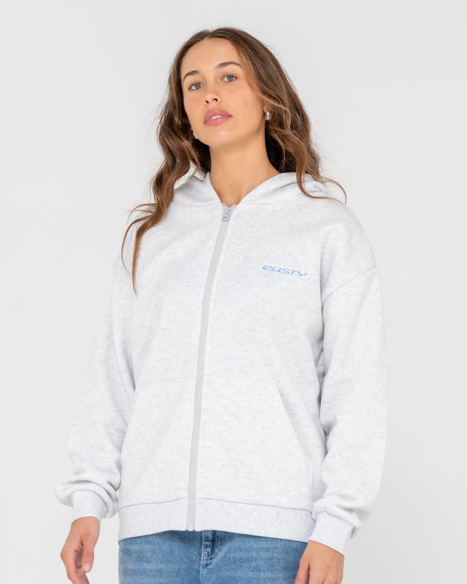 Flip Mommy Zip Through Fleece Hoodie