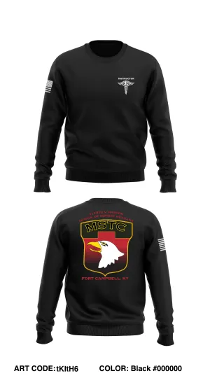 Fort Campbell MSTC  Store 1 Core Men's Crewneck Performance Sweatshirt - tKItH6