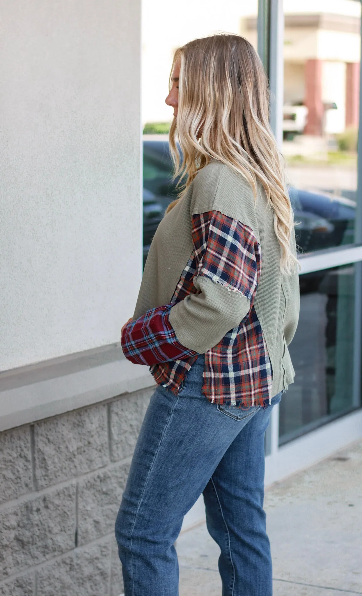 Fun in Flannel Top
