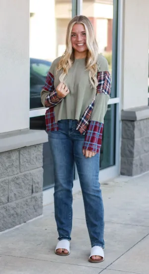 Fun in Flannel Top