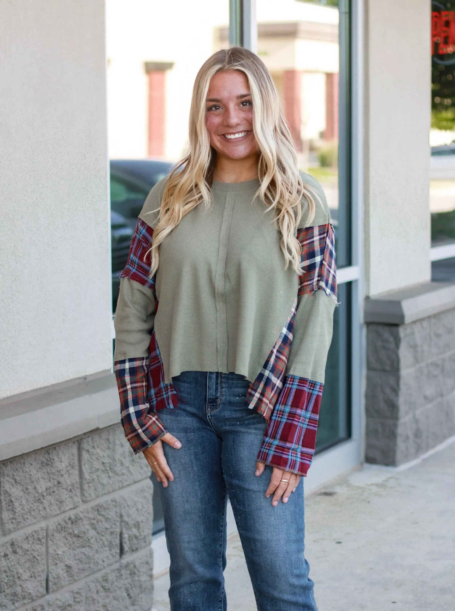 Fun in Flannel Top