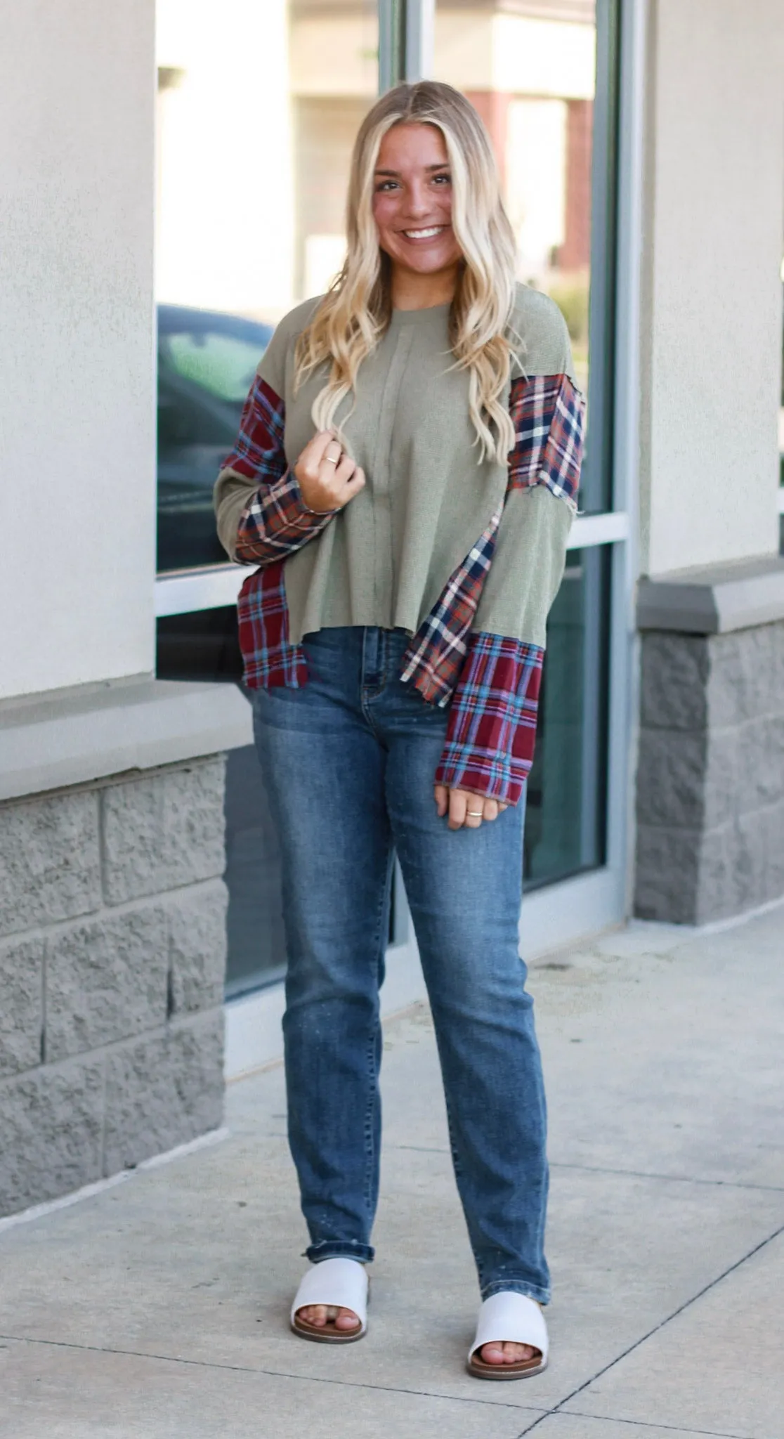 Fun in Flannel Top
