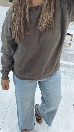Fundamental Fleece Sweatshirt in Grey