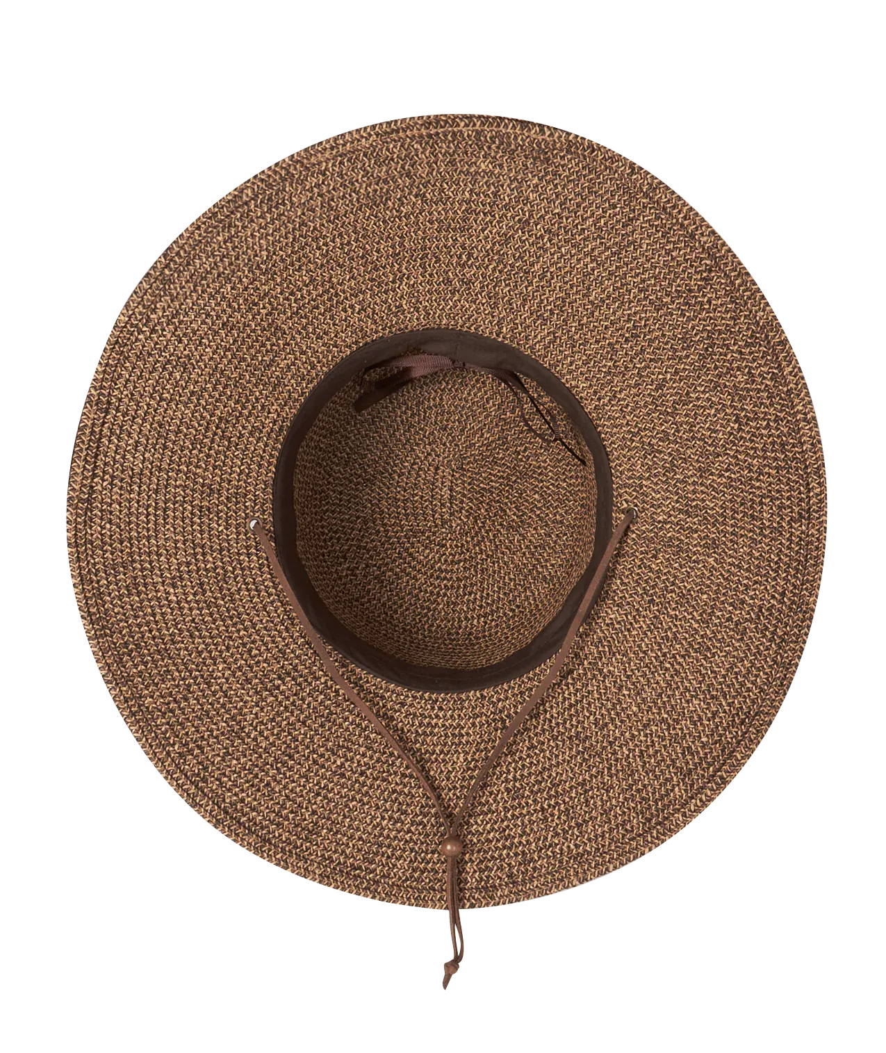 Genovieve Wide Brim Hat in Chocolate