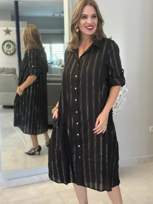 Giana Black Dress