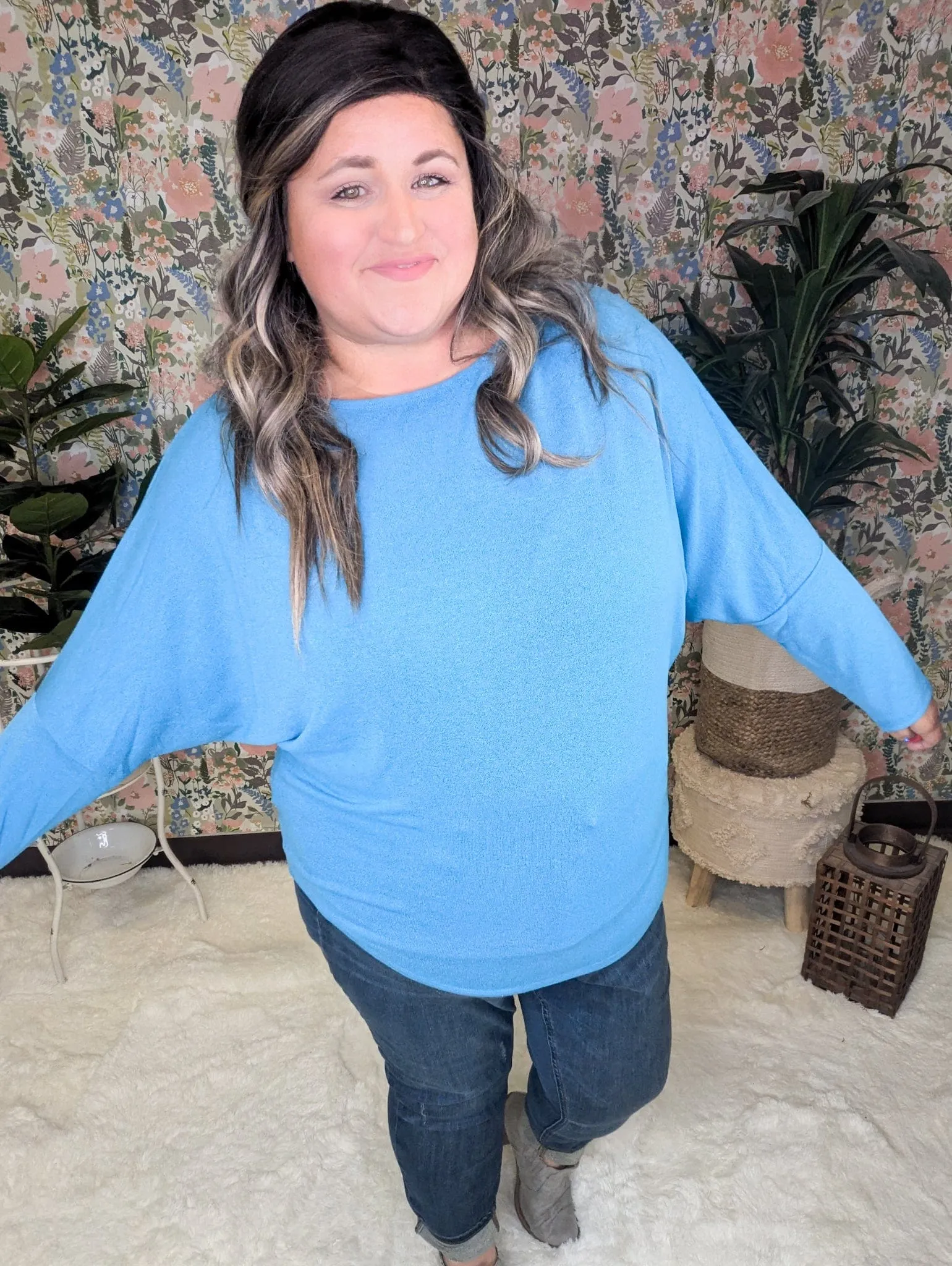 Gracie Boatneck Long Sleeve Dolman (3 colors)
