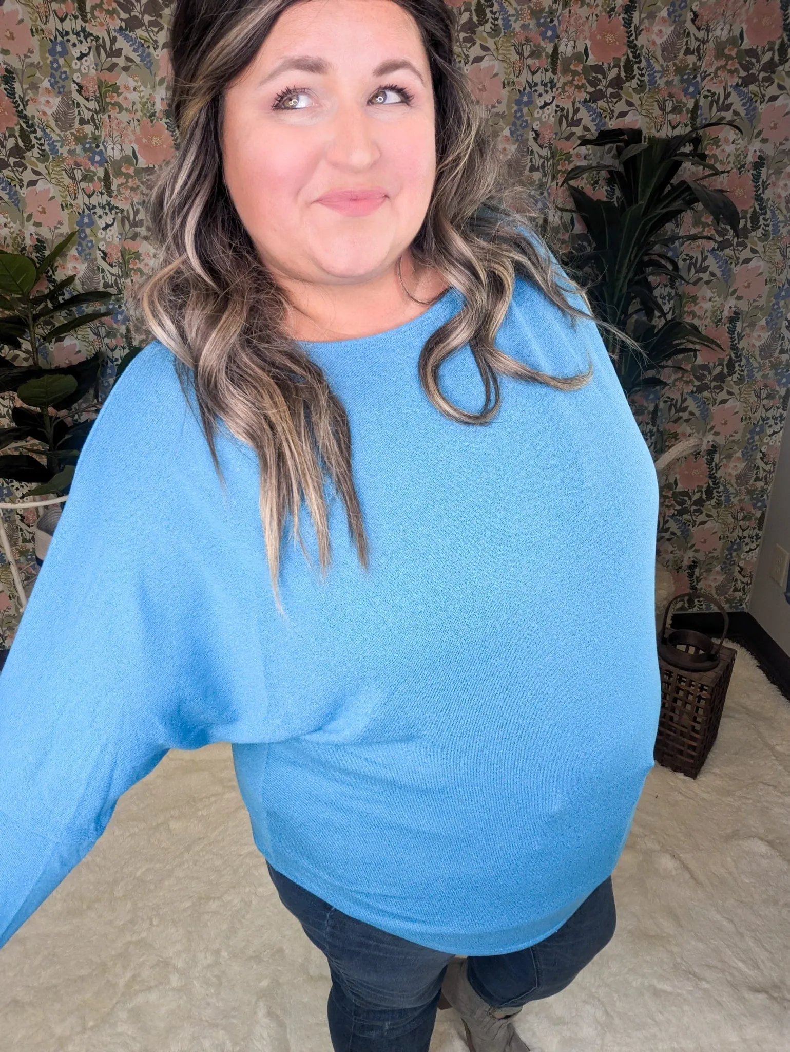 Gracie Boatneck Long Sleeve Dolman (3 colors)