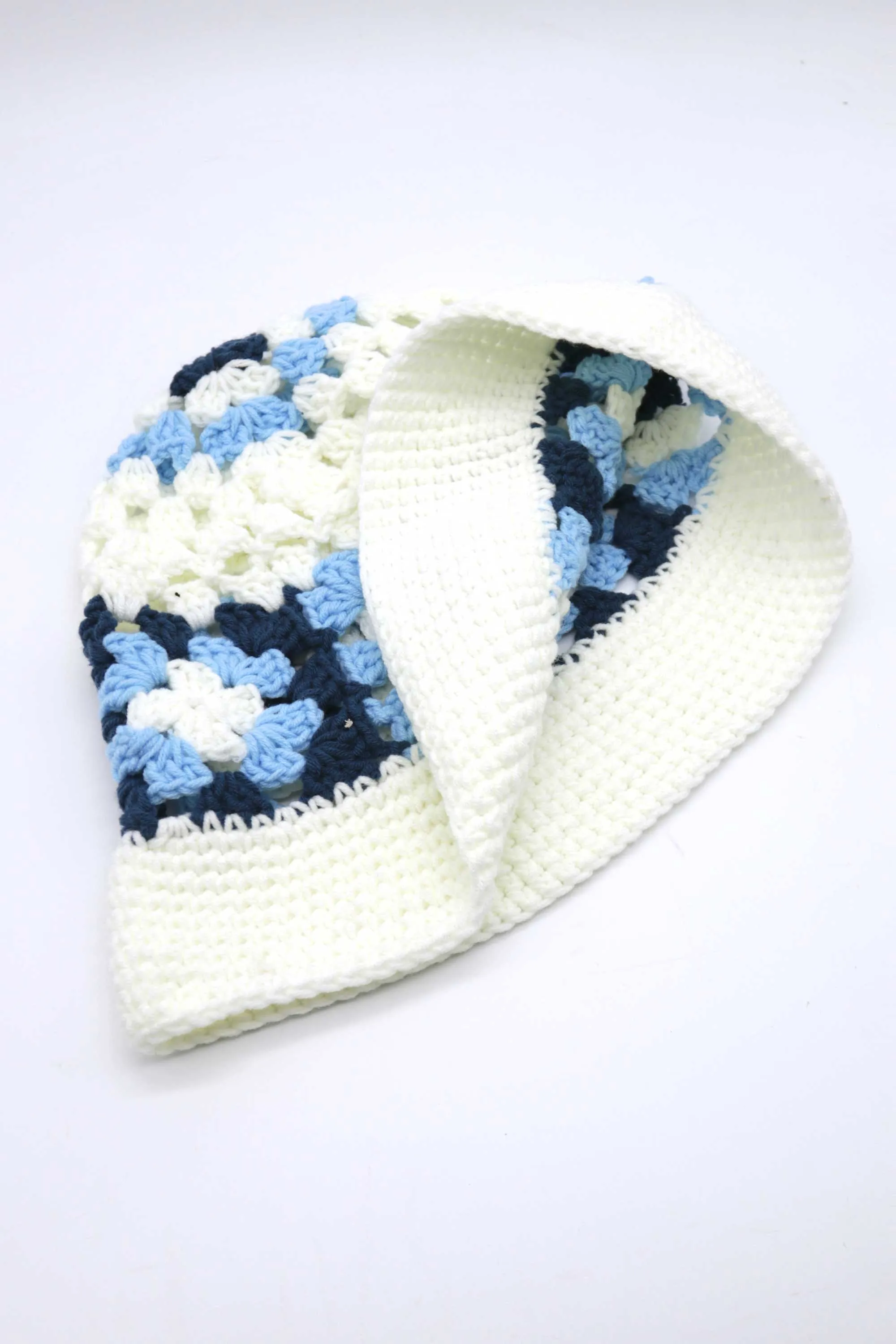 Granny Square Knit Hat