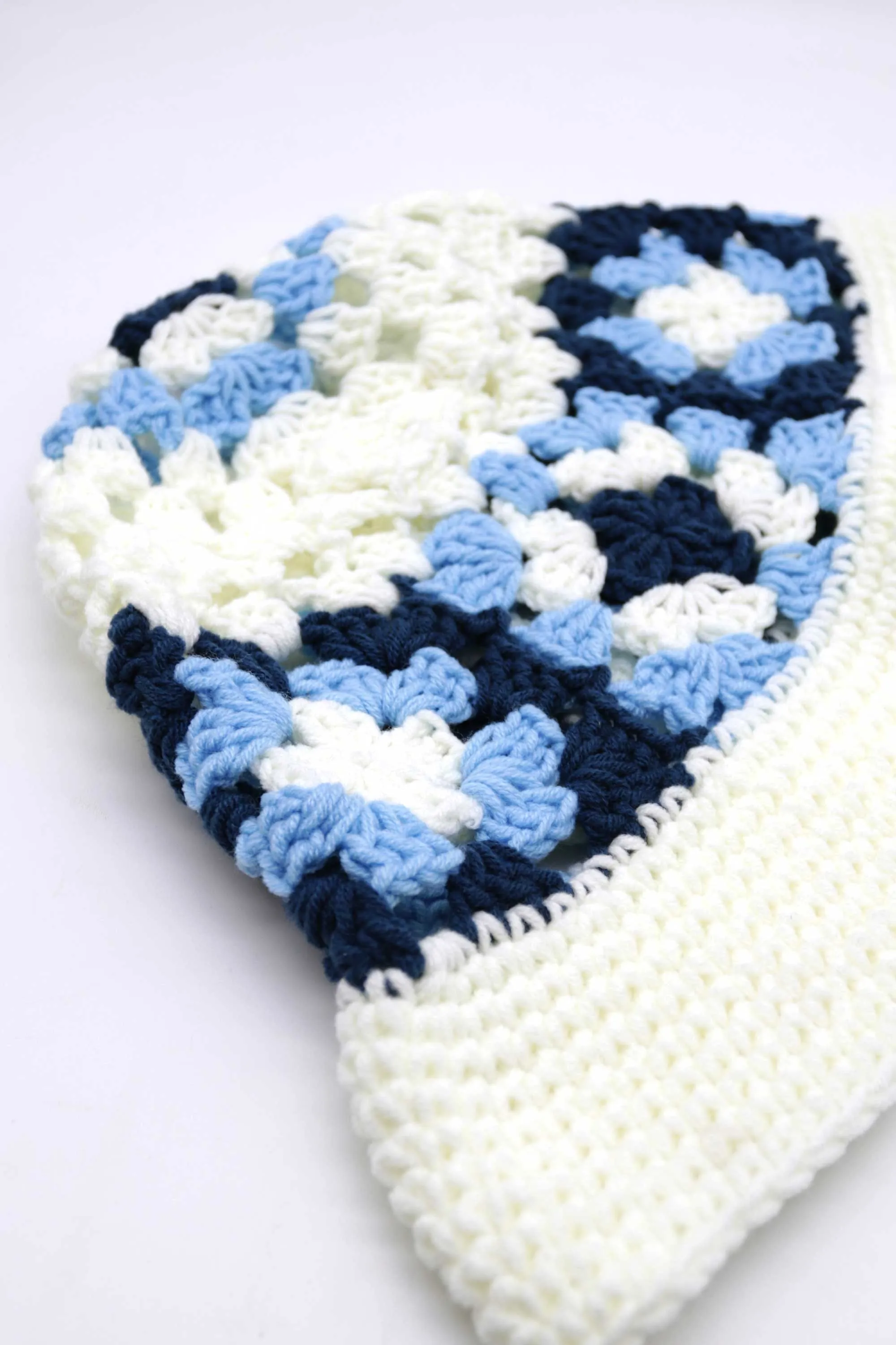 Granny Square Knit Hat