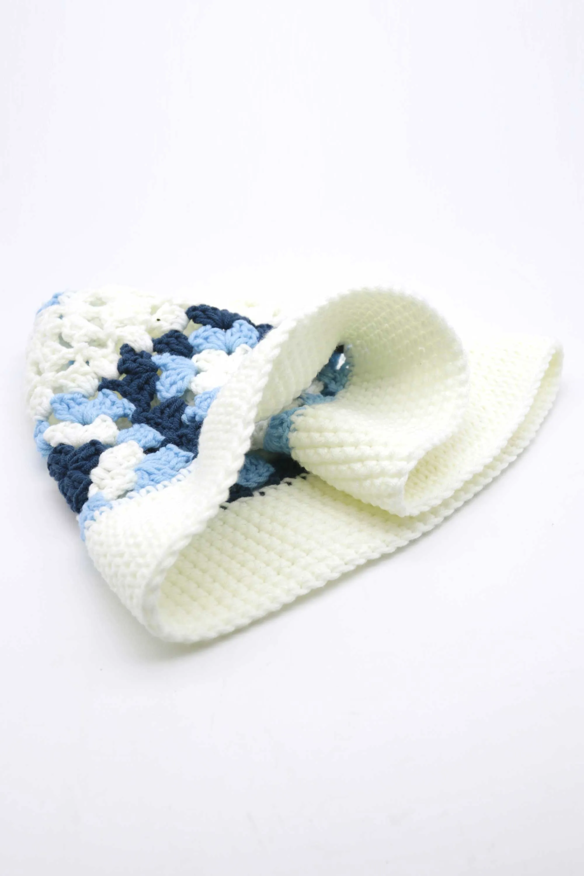 Granny Square Knit Hat