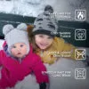 Grey Bear – children’s knitted beanies, cute winter hats