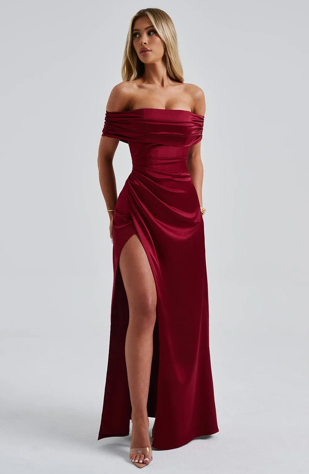 Gwendolyn Maxi Dress - Burgundy