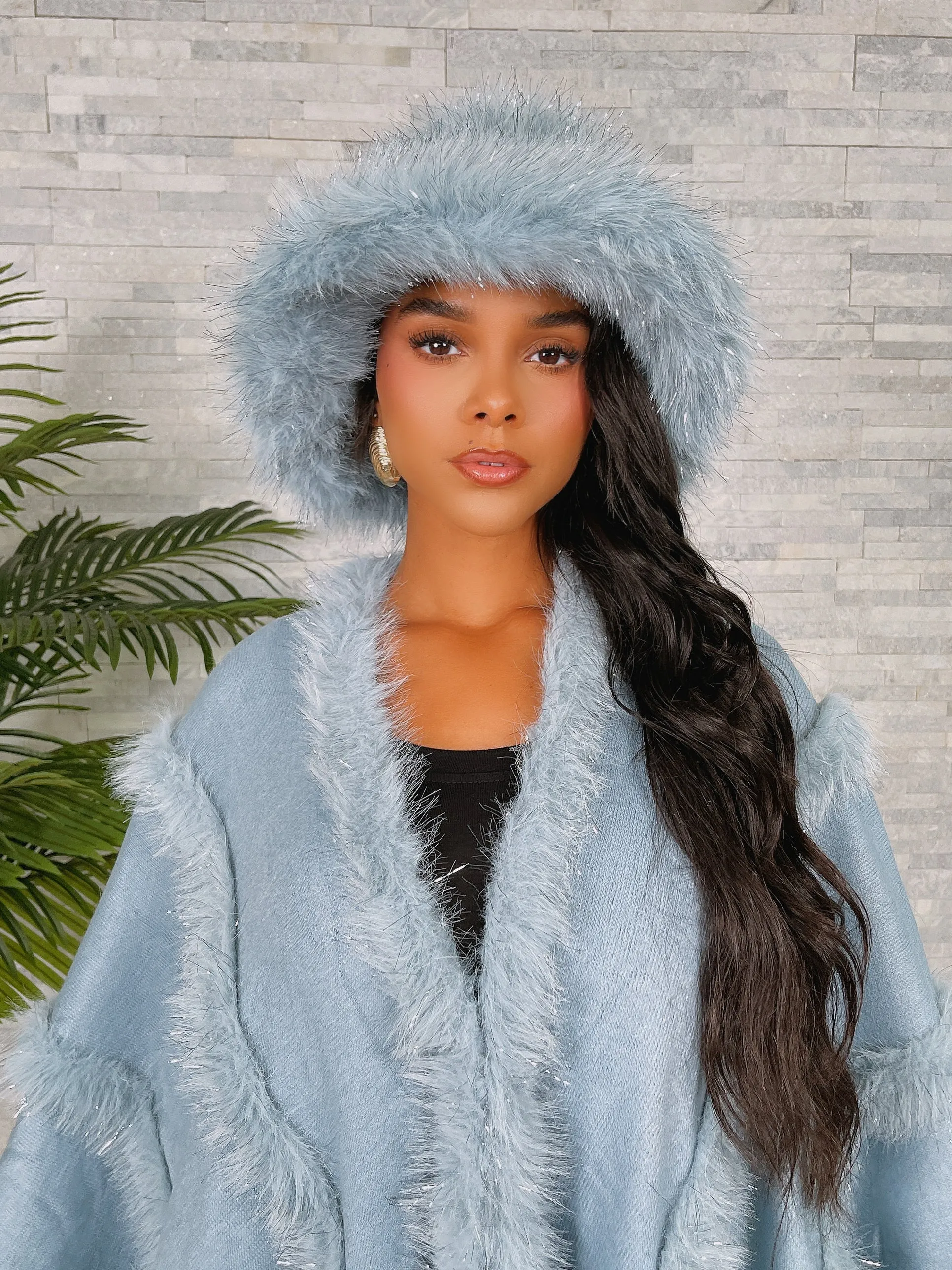H3441- METALLIC FUR HATS