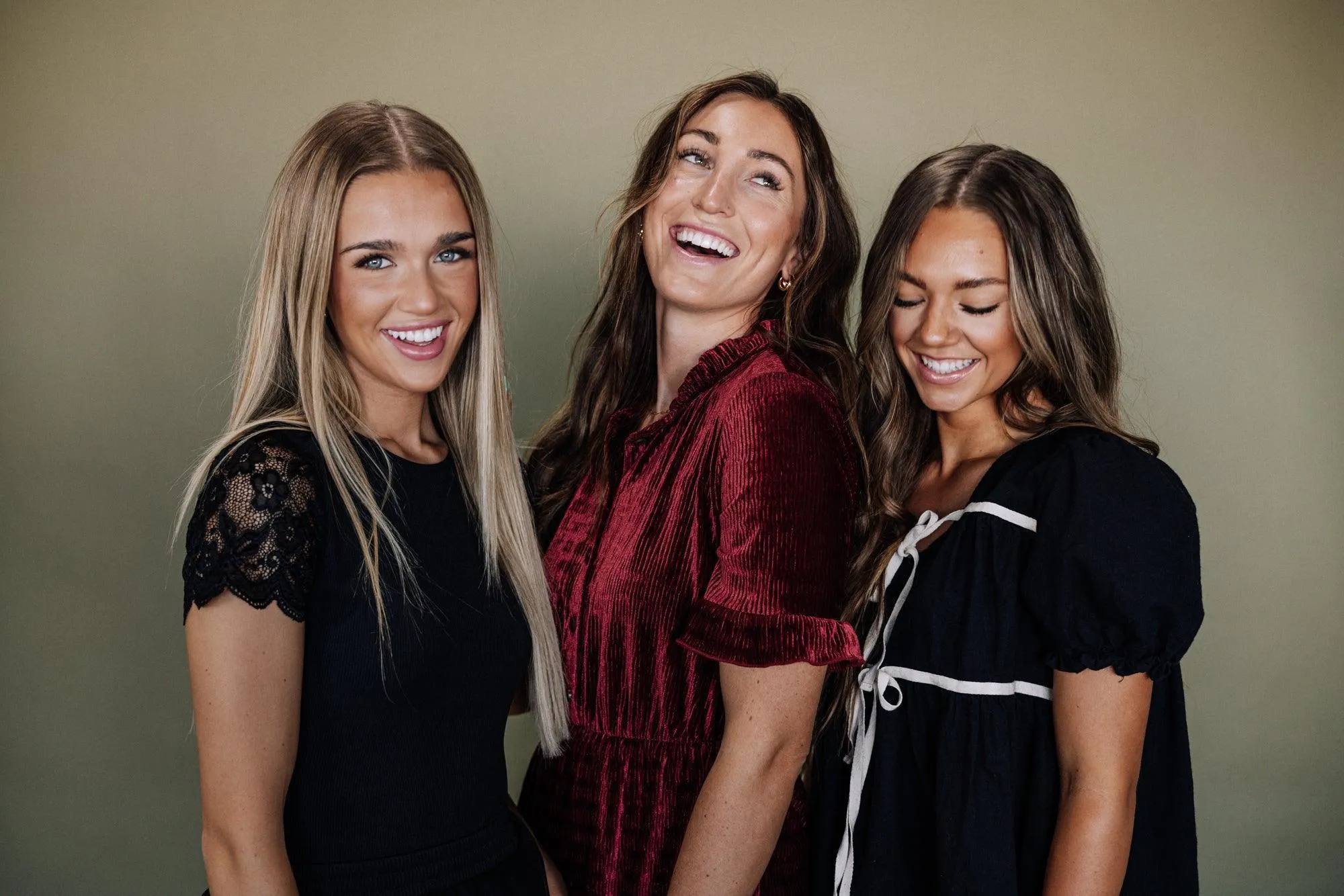 Hailey Holiday Dress in Wine