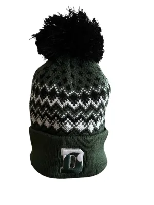 Hat - '47 Brand Elsa Cuff Knit Beanie - Green/Black/White