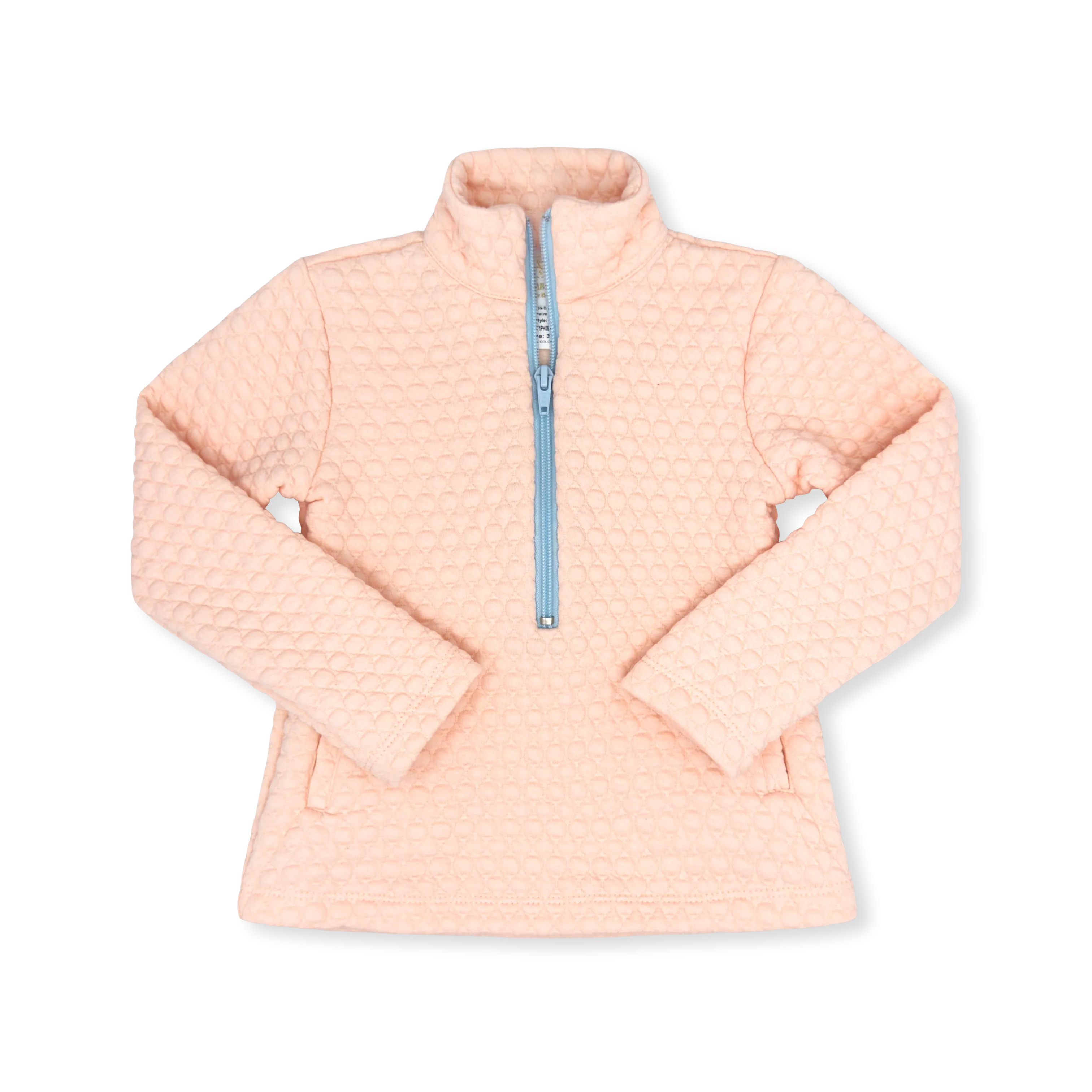 Heather Half Zip - Paris Pink Quilted