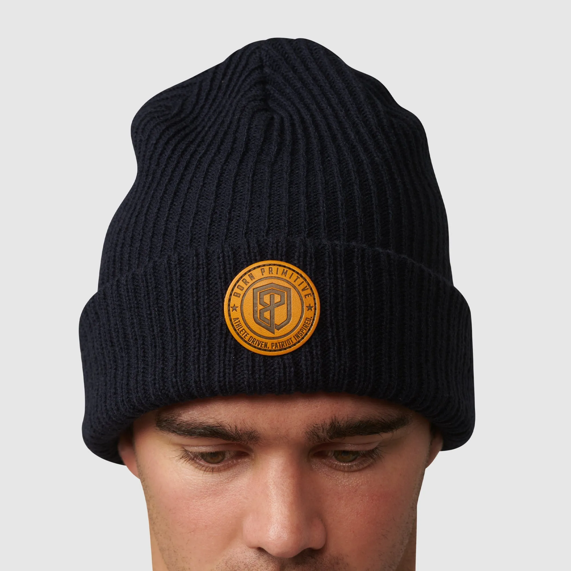Heritage Knit Beanie (Navy)