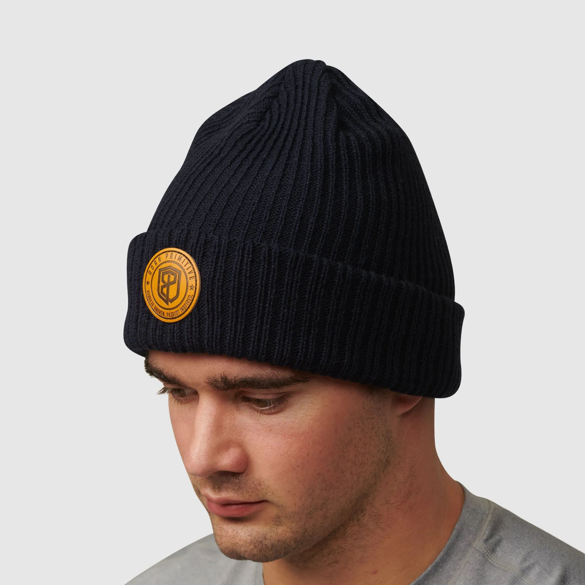 Heritage Knit Beanie (Navy)