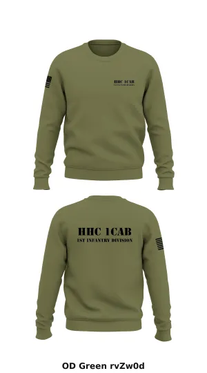 HHC 1CAB Store 1 Core Men's Crewneck Performance Sweatshirt - rvZw0d
