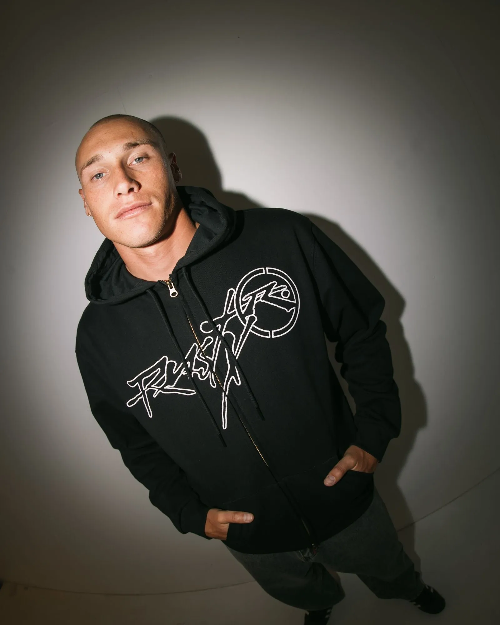 Hoodus Zip Through Fleece Hoodie
