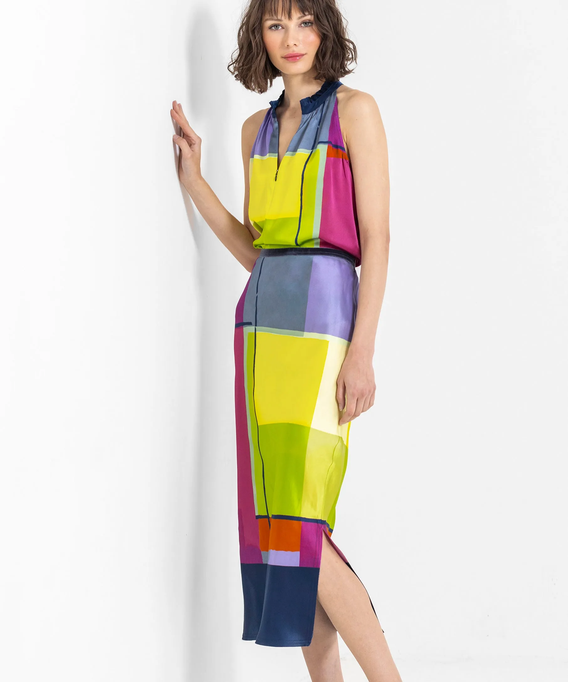 ICONIC go long for it skirt print
