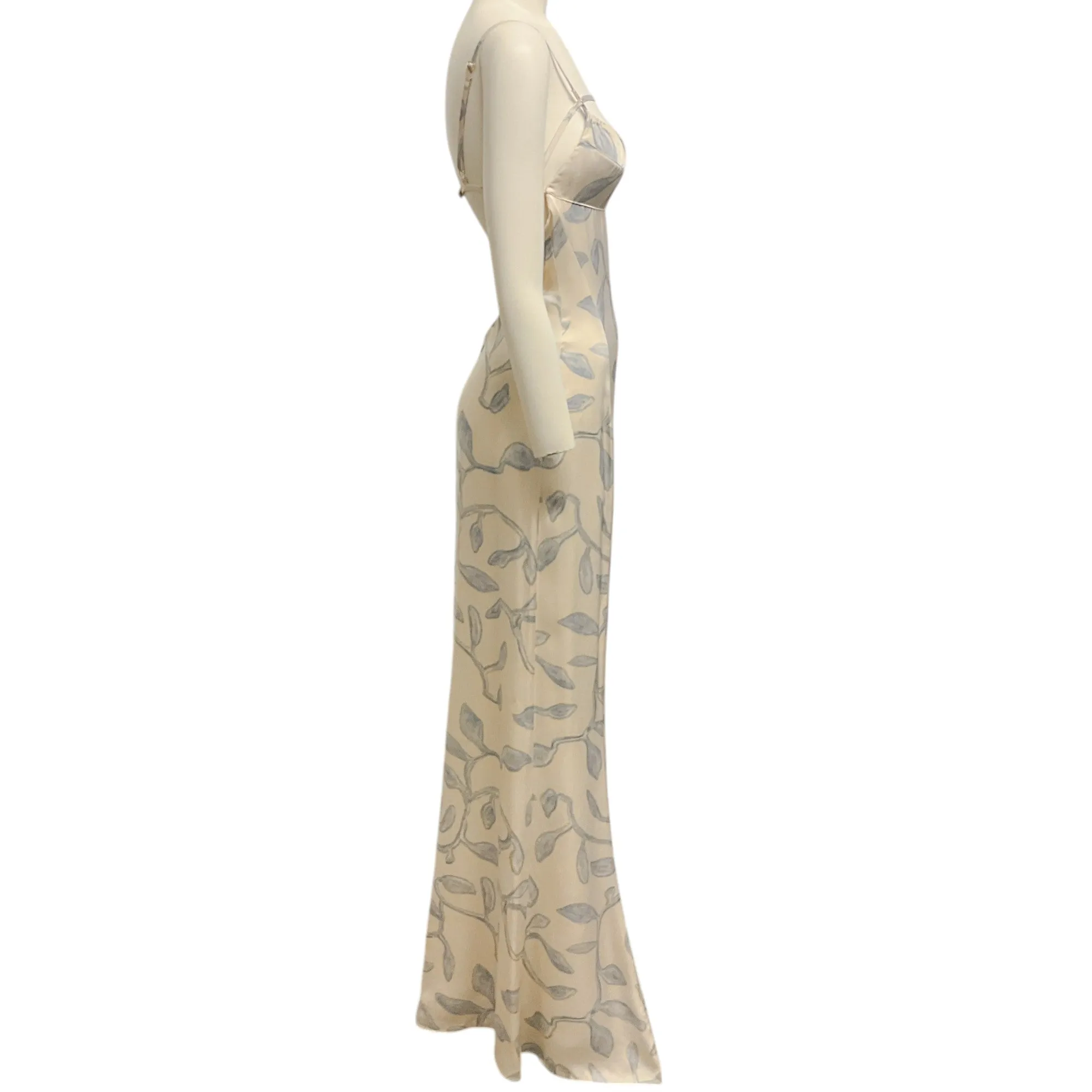 Jacquemus Ivory / Blue Floral Maxi Dress