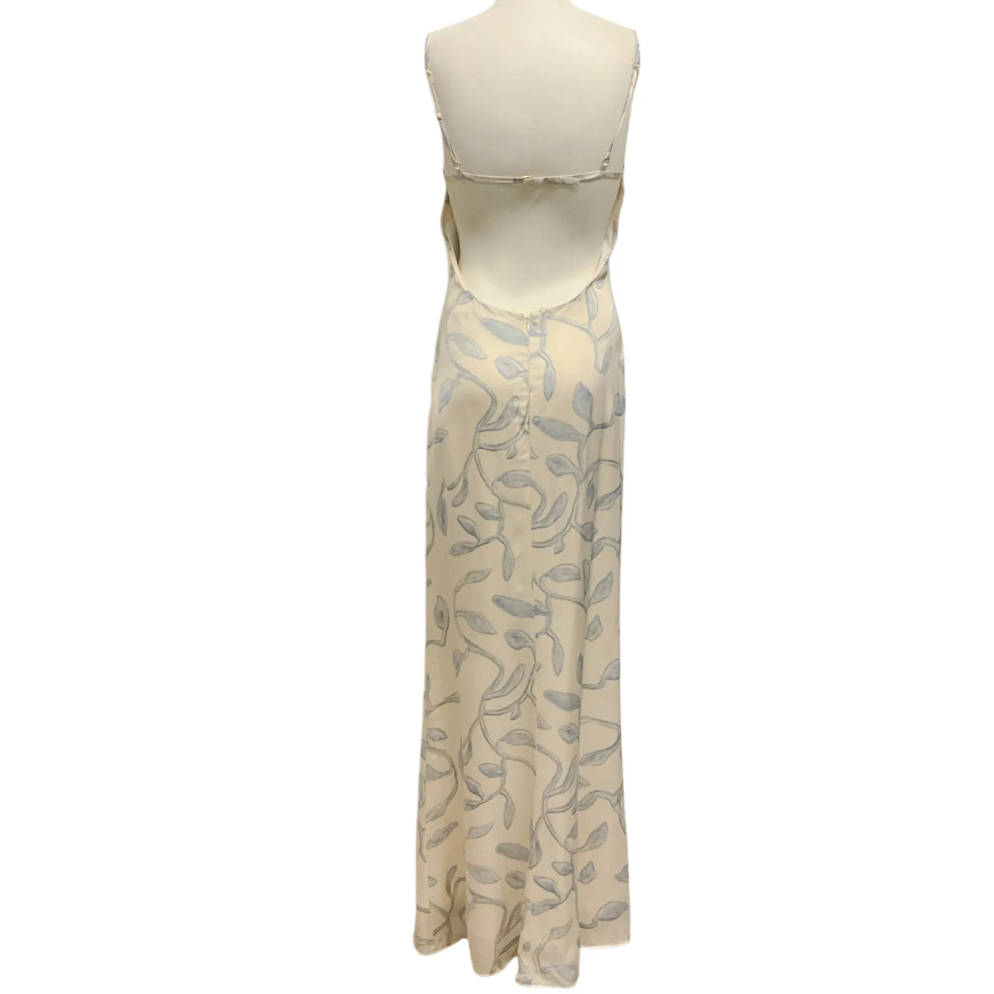 Jacquemus Ivory / Blue Floral Maxi Dress