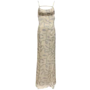 Jacquemus Ivory / Blue Floral Maxi Dress