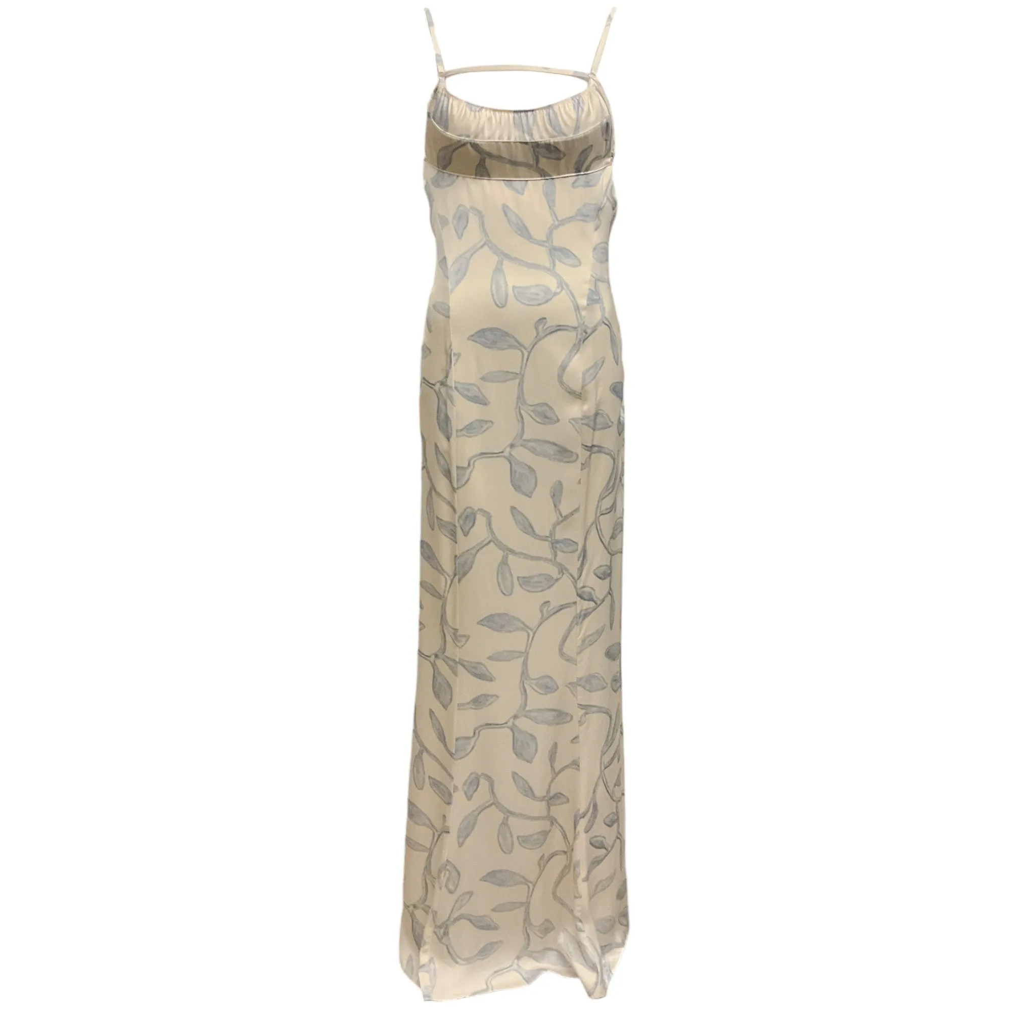 Jacquemus Ivory / Blue Floral Maxi Dress