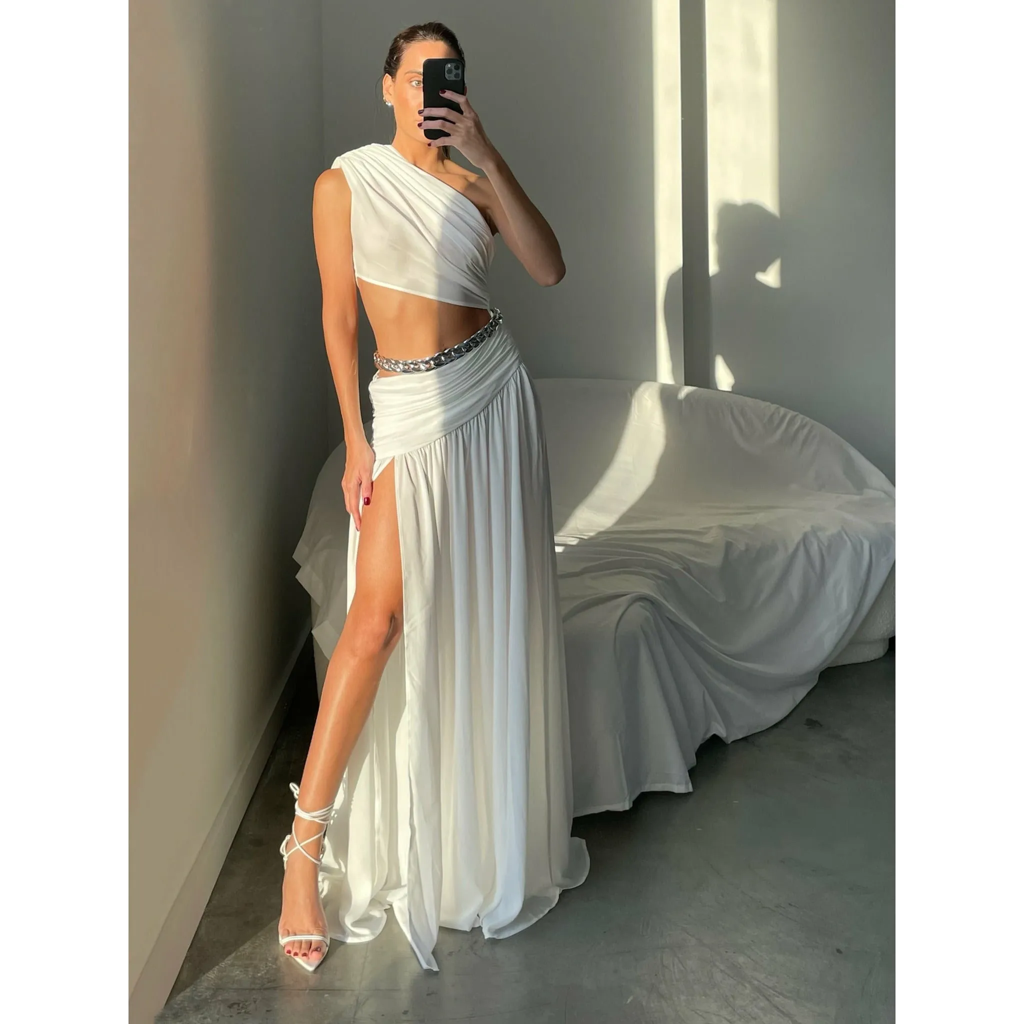 JAFARI BLANC MAXI DRESS