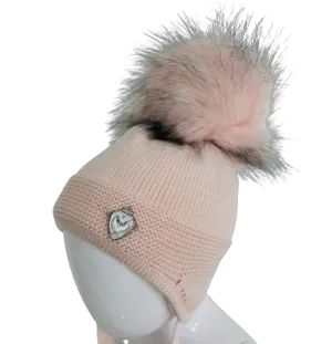 Jamiks Tabasco Knitted Pom Hat - Pink