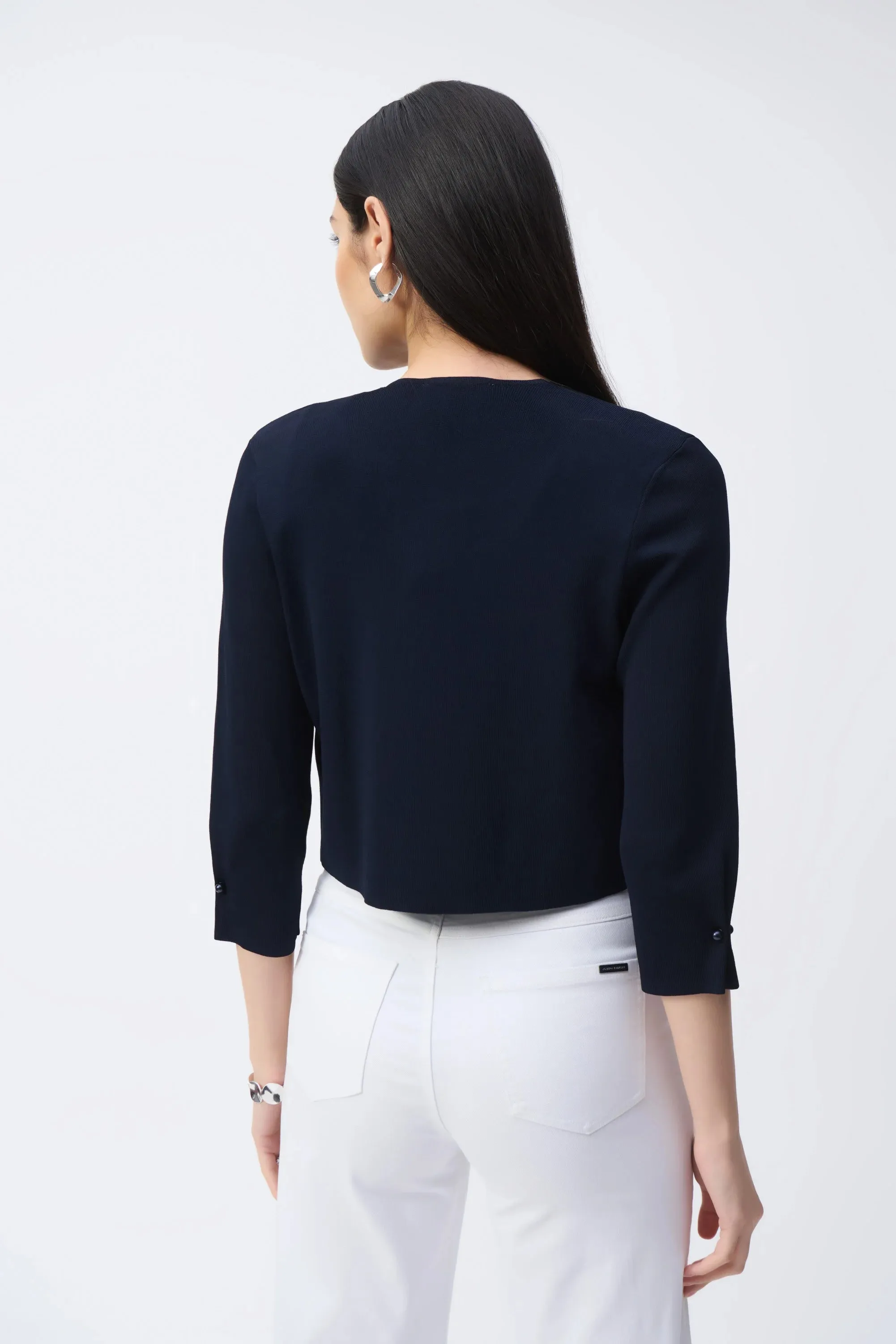 Joseph Ribkoff Sweater Knit Cardigan Midnight Blue