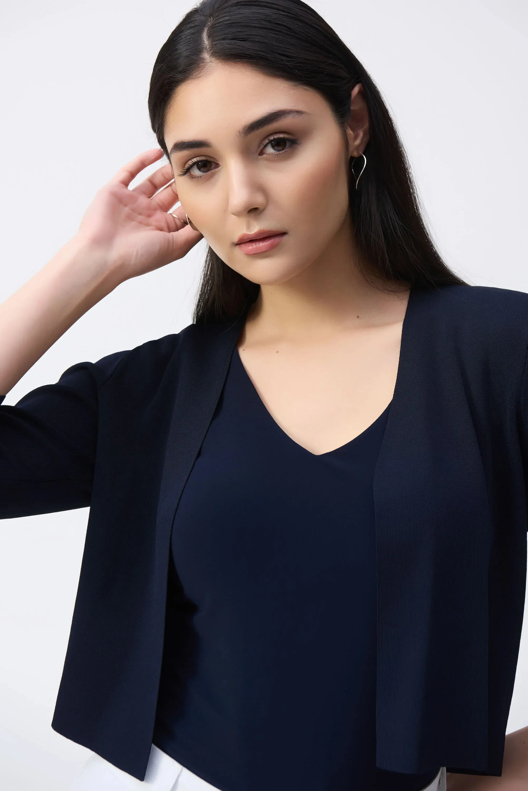 Joseph Ribkoff Sweater Knit Cardigan Midnight Blue