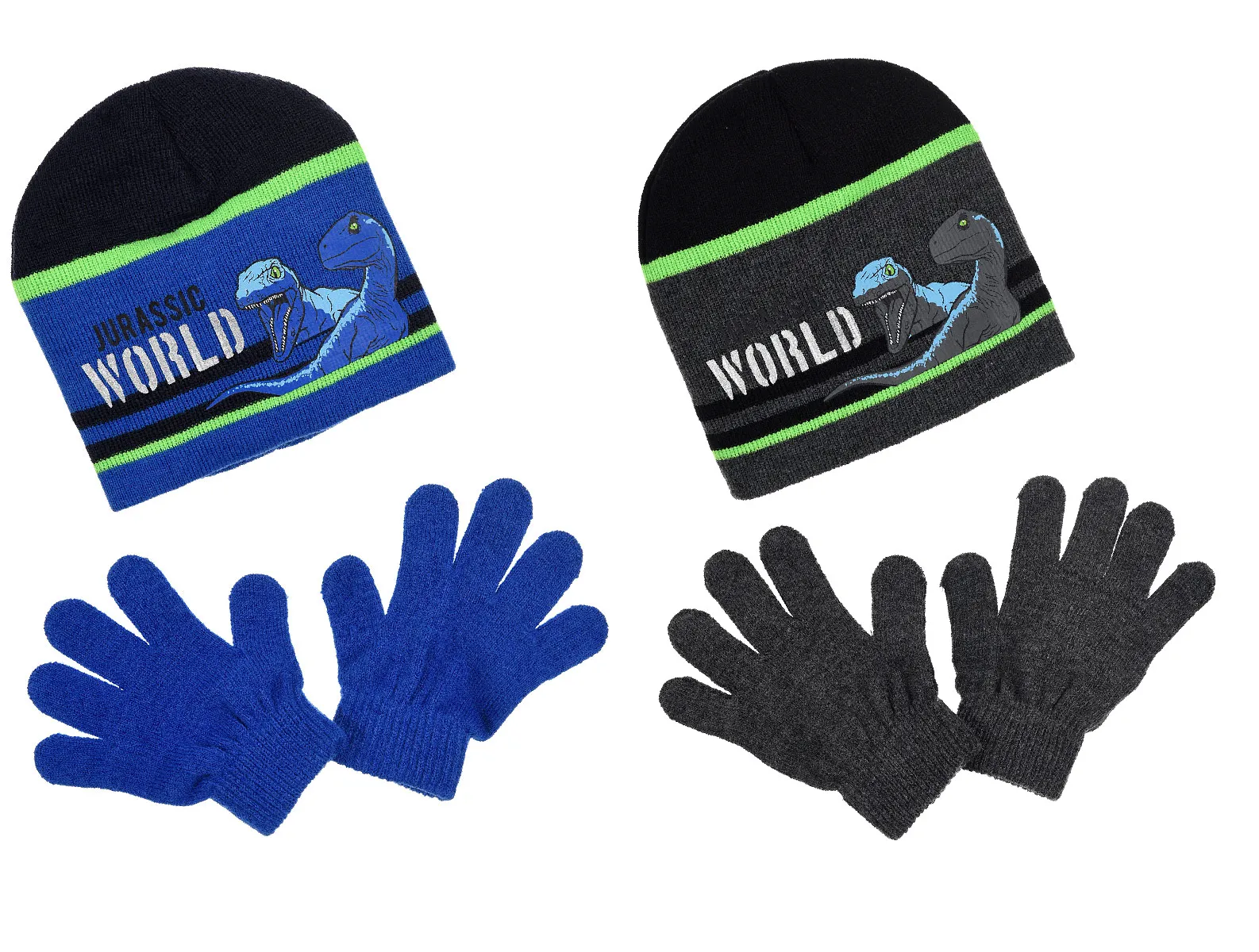 Jurassic World Beanie hat and gloves set
