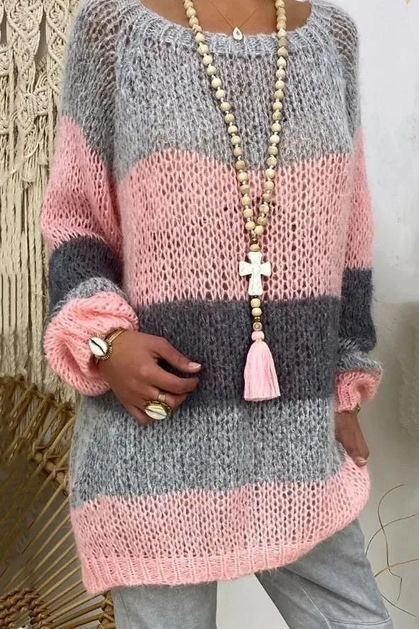 Just The Way You Are Colorblock Sweater