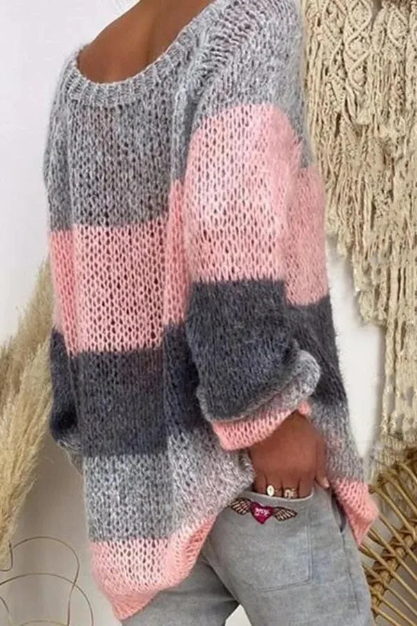 Just The Way You Are Colorblock Sweater