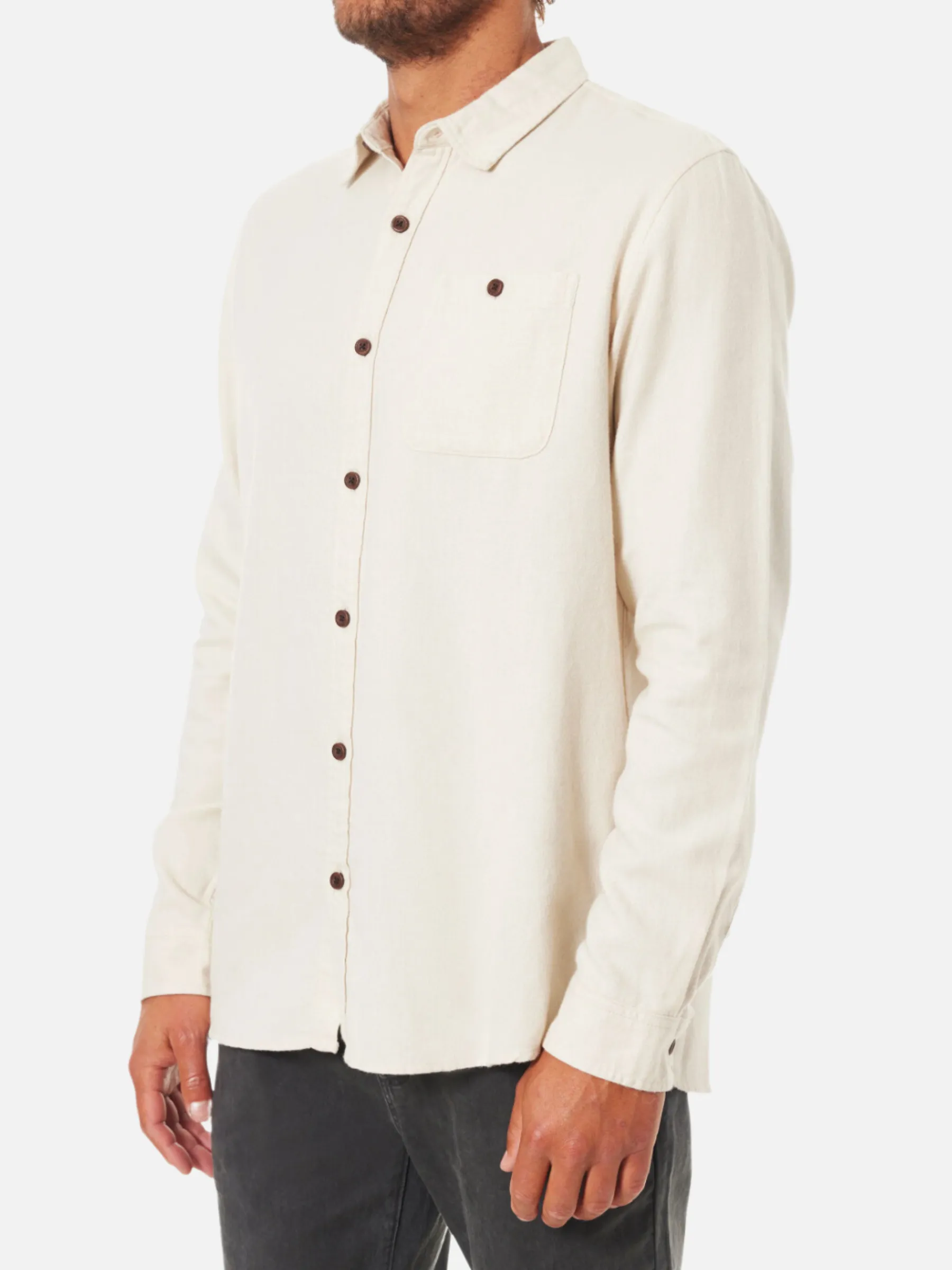 Katin Twiller Flannel - Vintage White