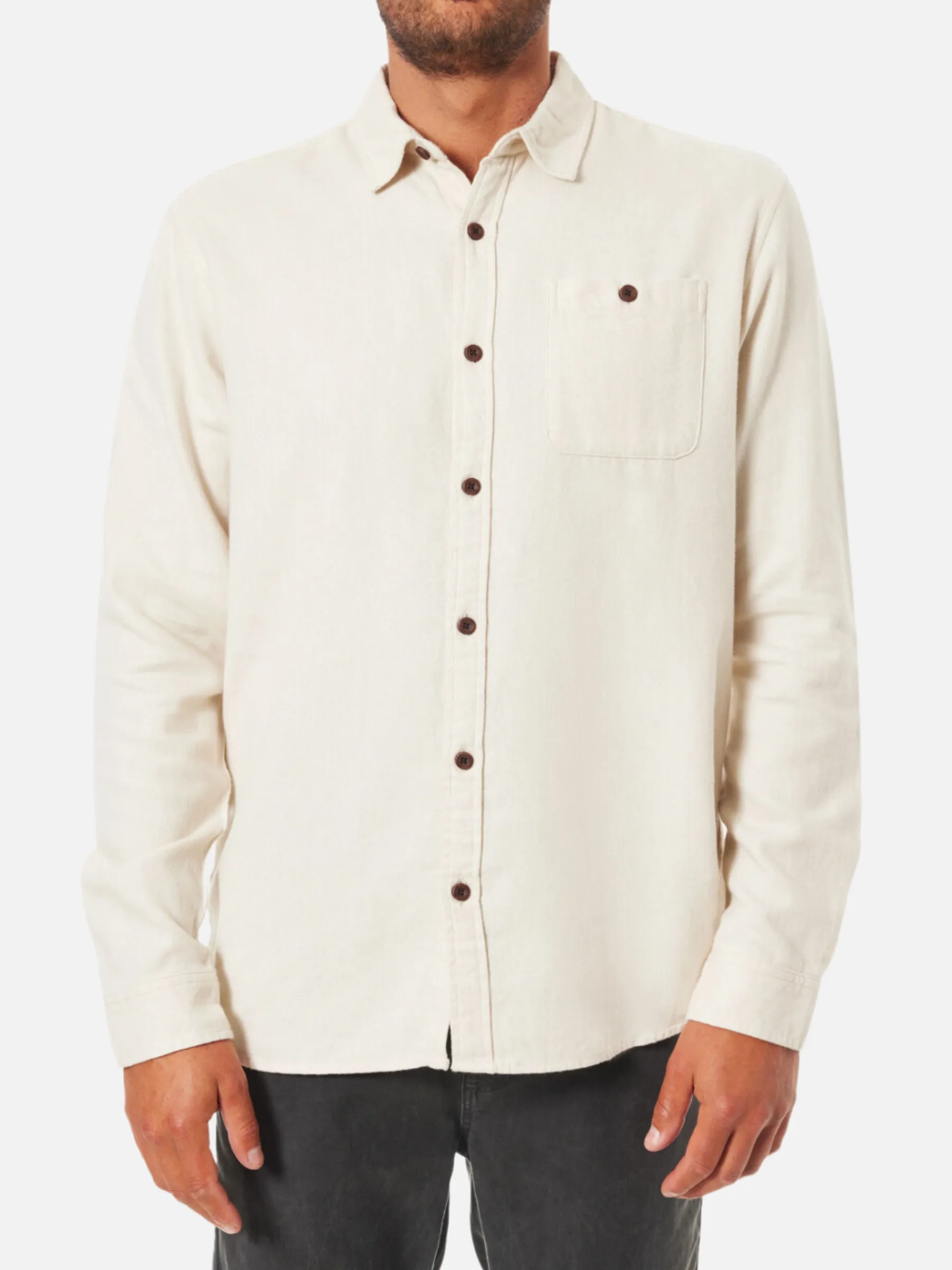 Katin Twiller Flannel - Vintage White
