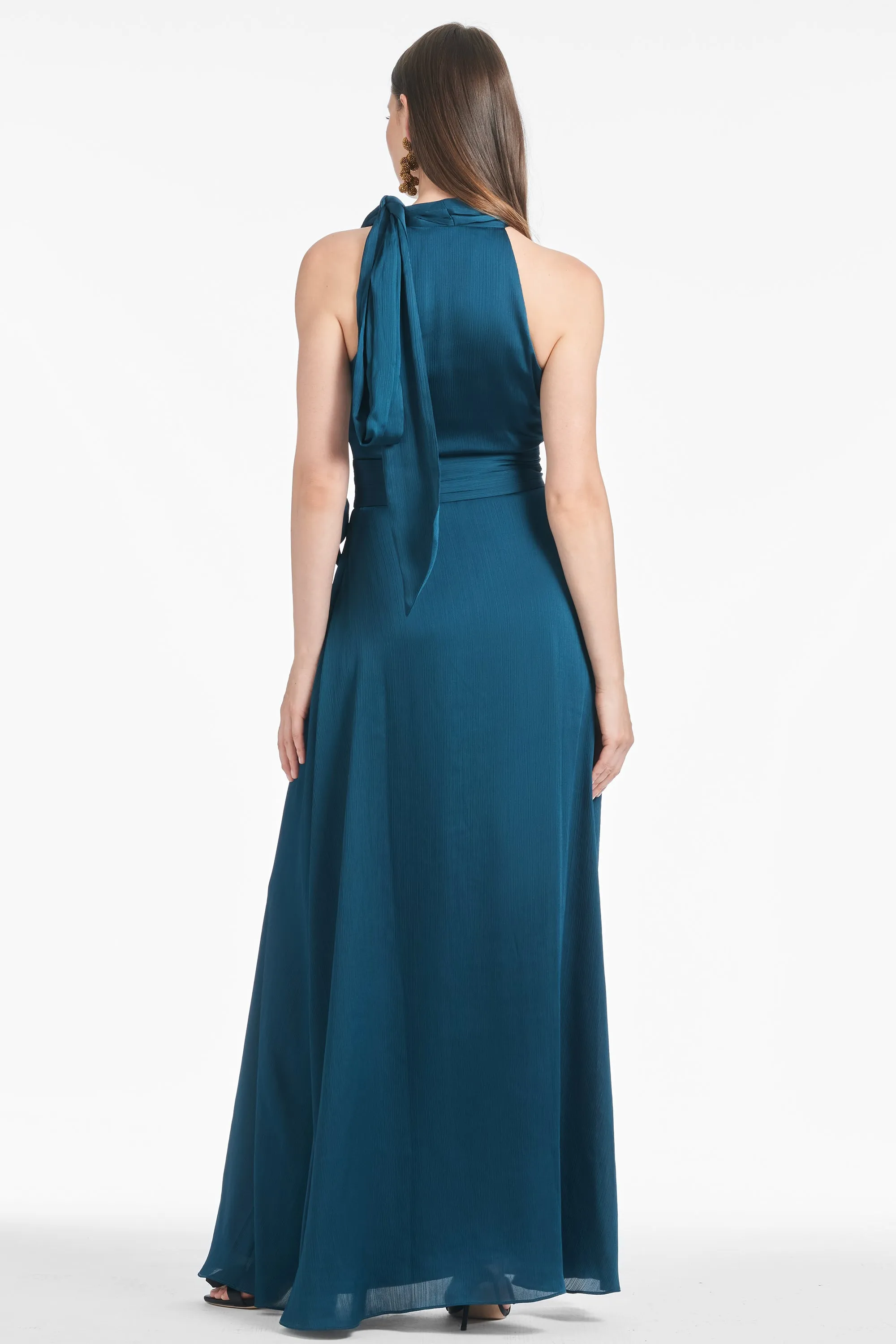 Kayla Gown - Bottle Green - Final Sale