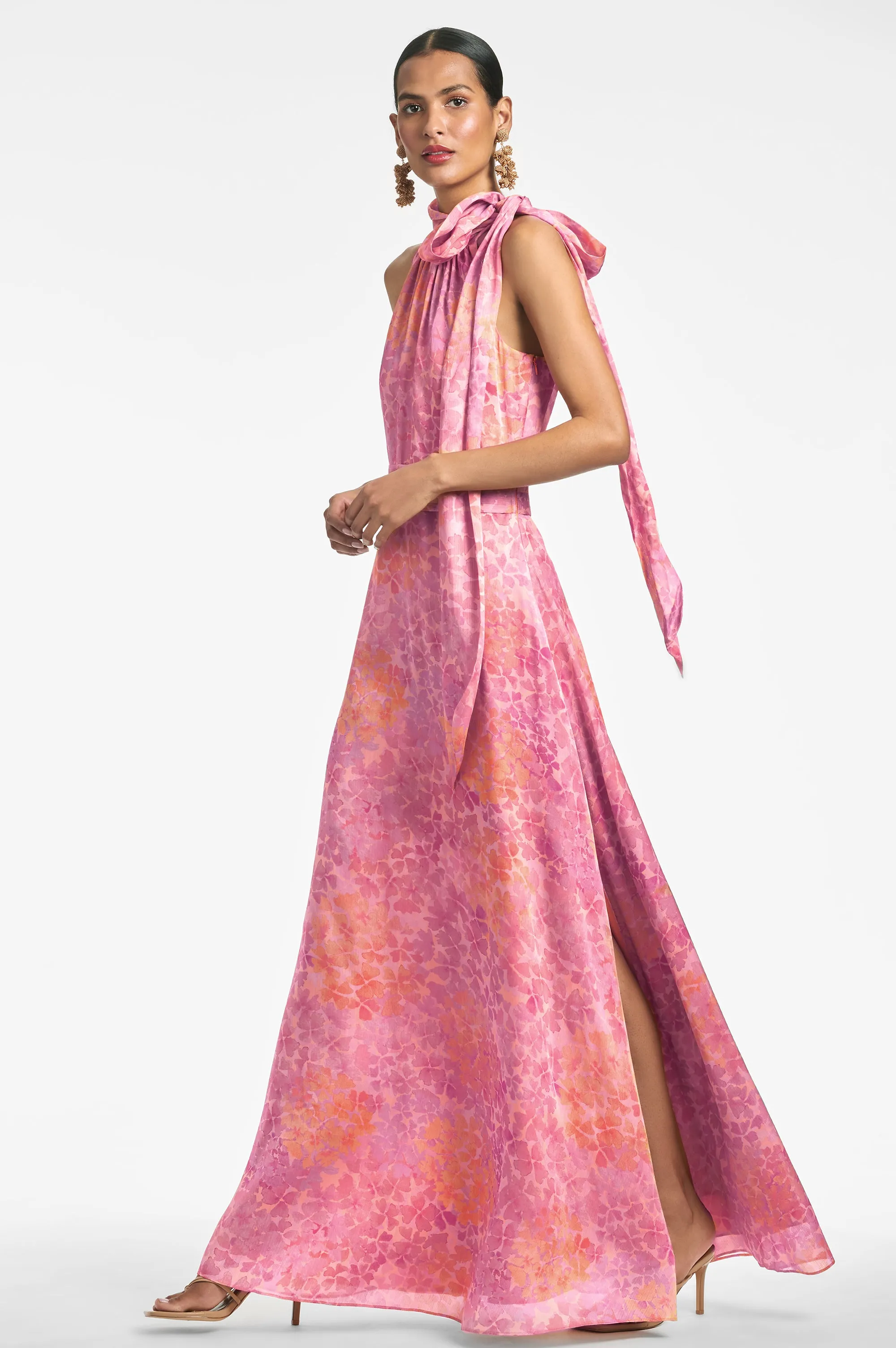 Kayla Gown - Pastel Sunset Hydrangea