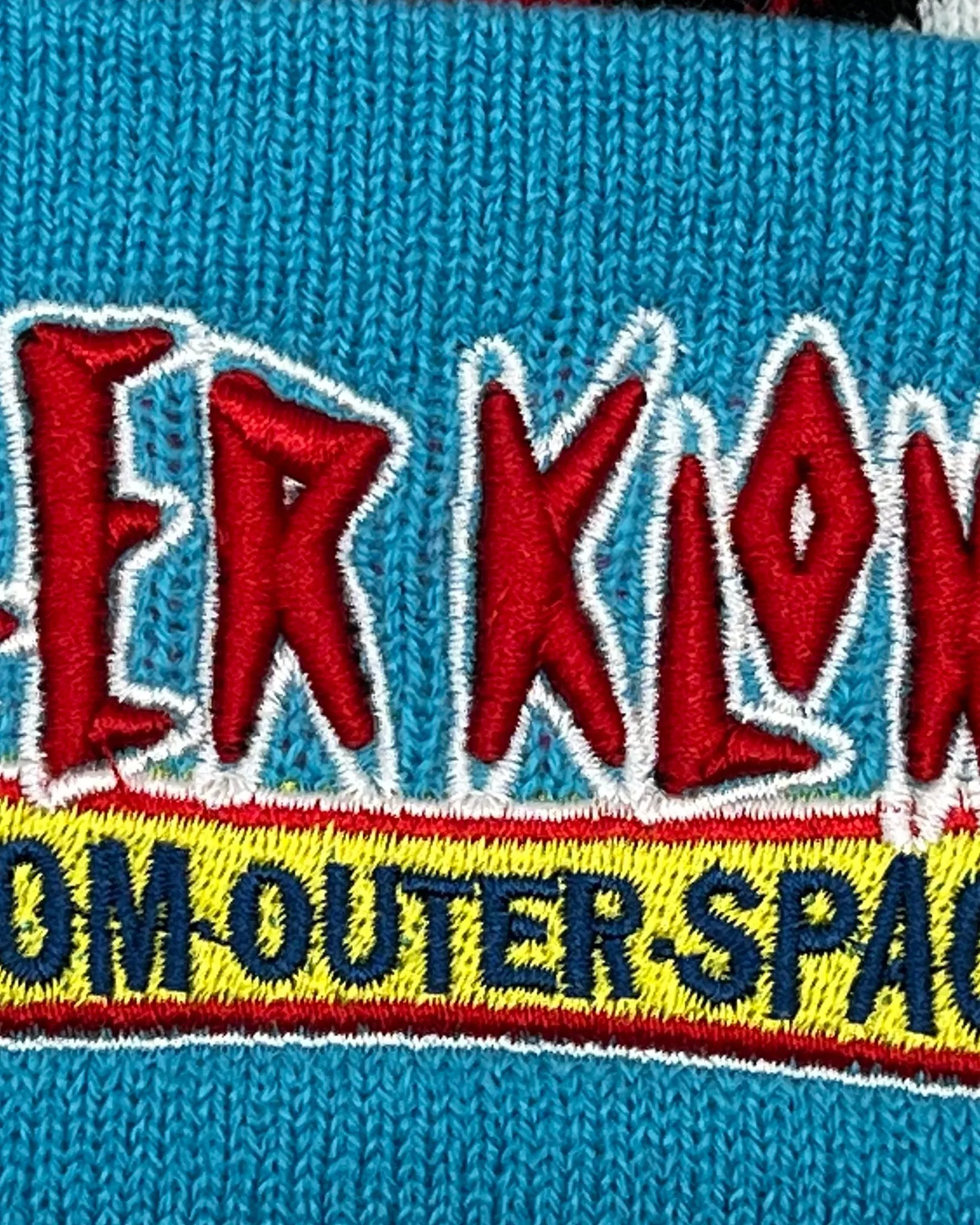 Killer Klowns Fatso Big Face Winter Pom Beanie